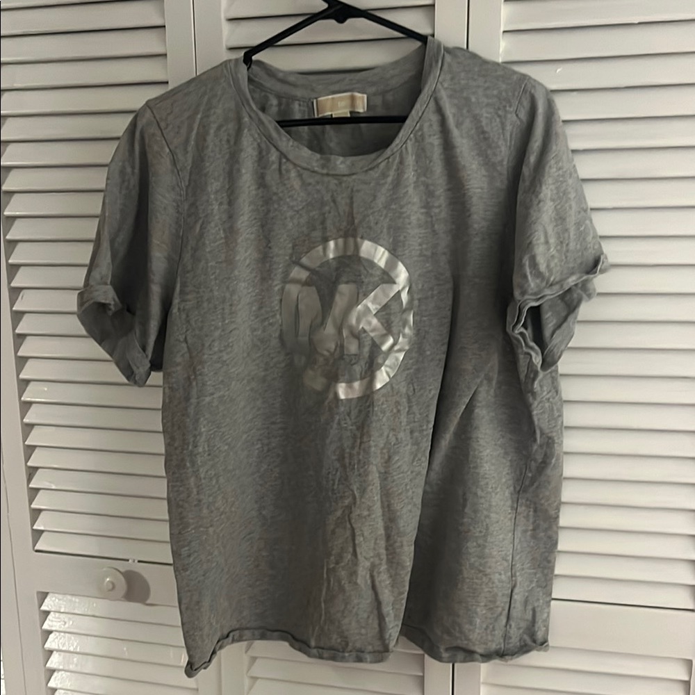 Michael Kors Gray Short Sleeve Tee
